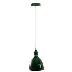 Industrial Vintage Retro adjustable Ceiling Green Pendant Light with