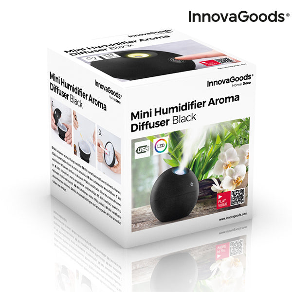 The1stAmerican™ Mini Humidifier Scent Diffuser Black InnovaGoods