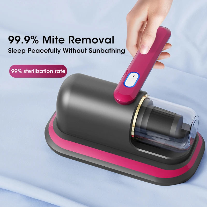 10kPa Handheld Mattress Vacuum Mite Remover Cordless Cleaner for Home