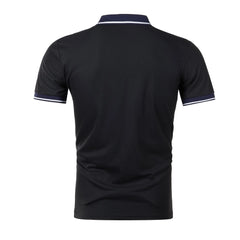 The1stAmerican™ Men's new Polo shirt T-shirt summer men's short-sleeved intercolored lapel