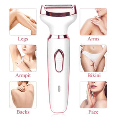 The1stAmerican™ 4 in 1 Electric Razor Shaver Lady Shaver Painless Body Hair Trimmer