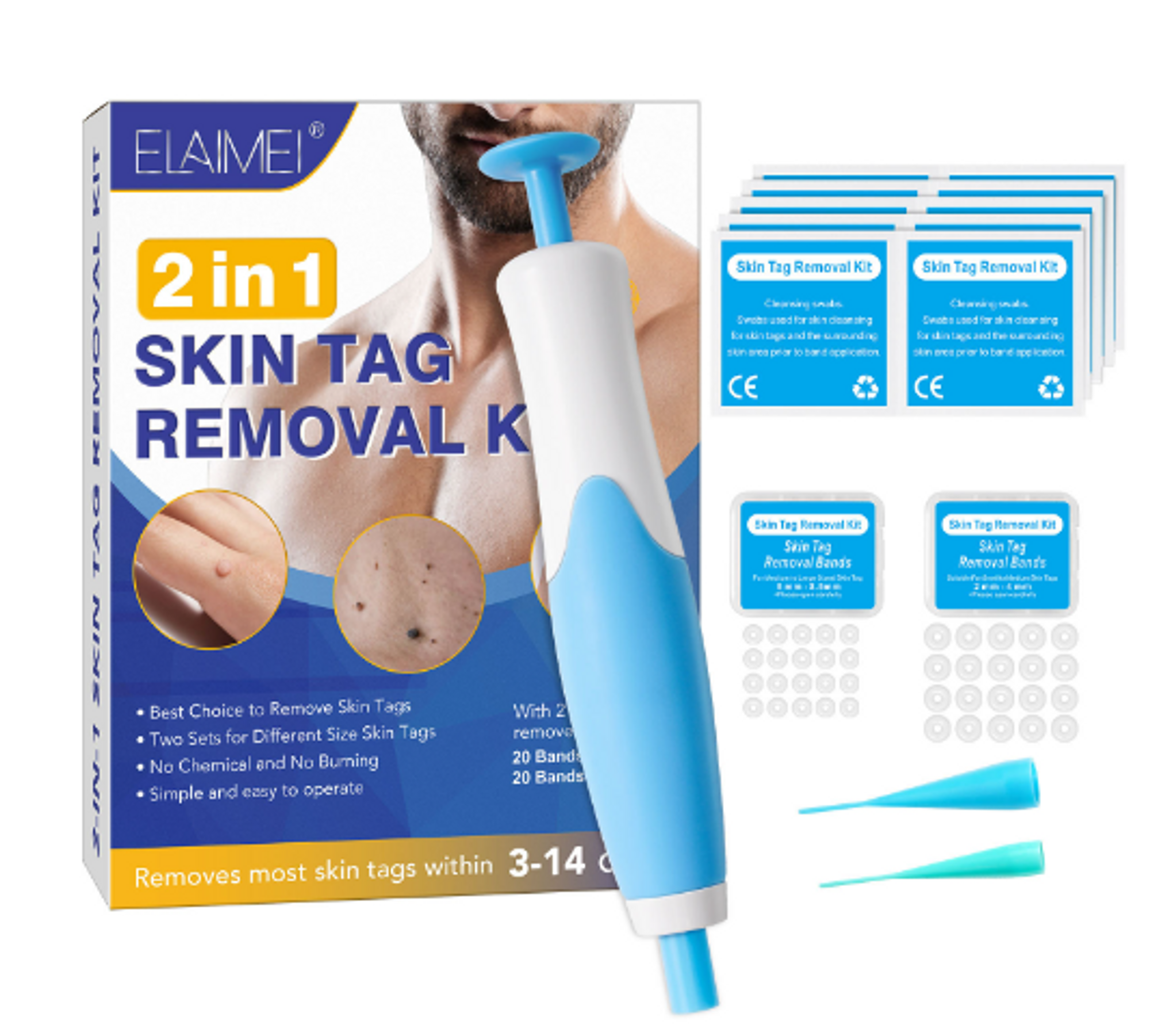 The1stAmerican™ 2-in-1 Skin Tag Remover Kit