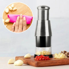 The1stAmerican™ Hand Press Garlic Chopper